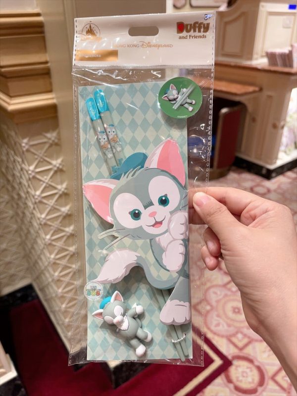 HKDL - Duffy & Friends x Gelatoni Chopsticks & Chopsticks Stand Set Supply