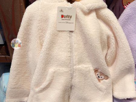 HKDL - Duffy & Friends Plush x Duffy Zip Soft Sherpa Hoodie for Kids Online now