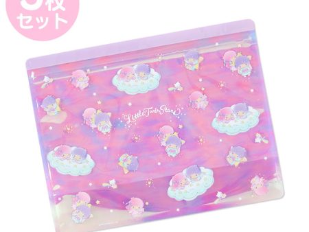 Japan Sanrio - Little Twin Stars Zipper Bags 5 Sheets Online