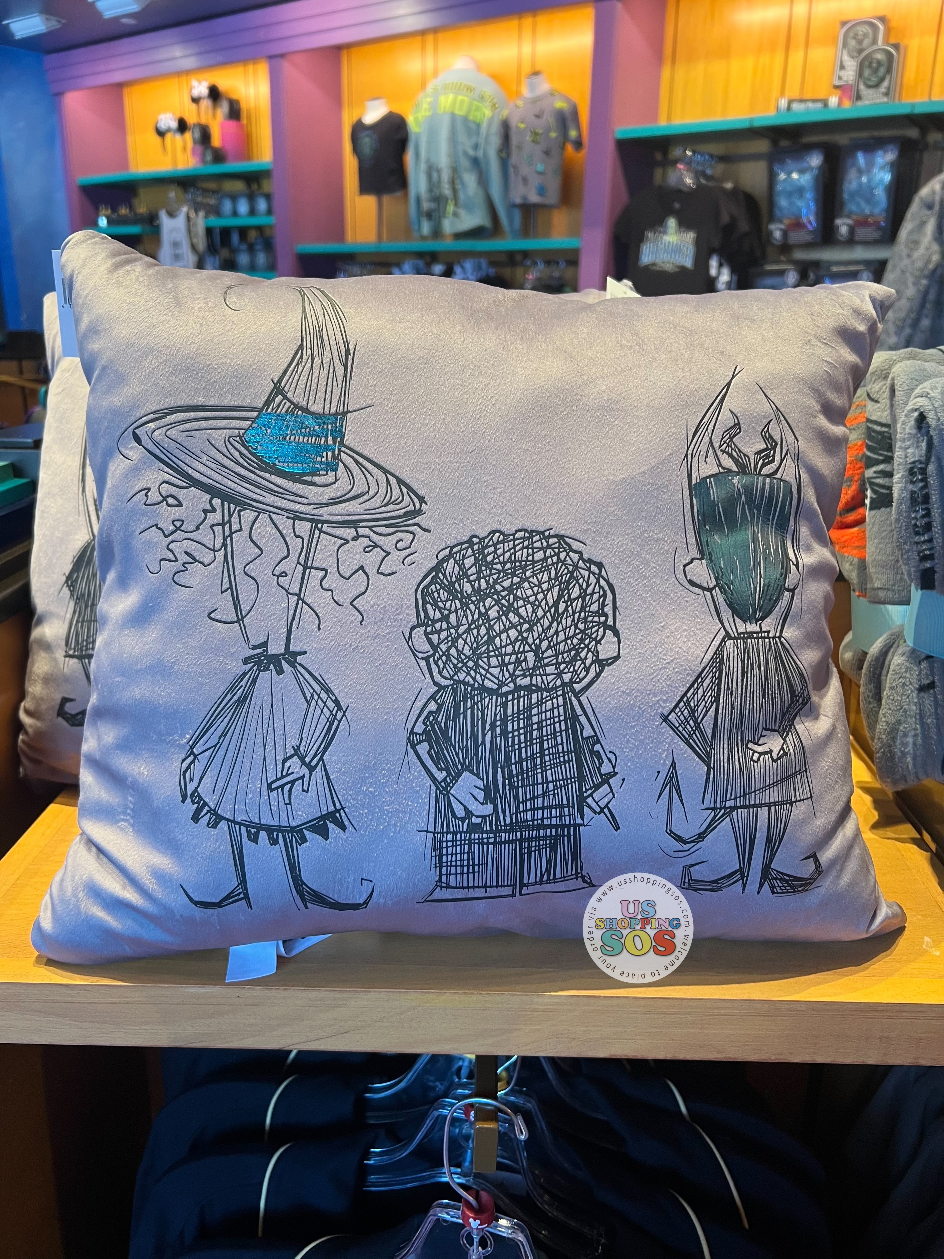 DLR WDW - The Nightmare Before Christmas - Lock, Shock & Barrel Cushion Pillow Online Hot Sale