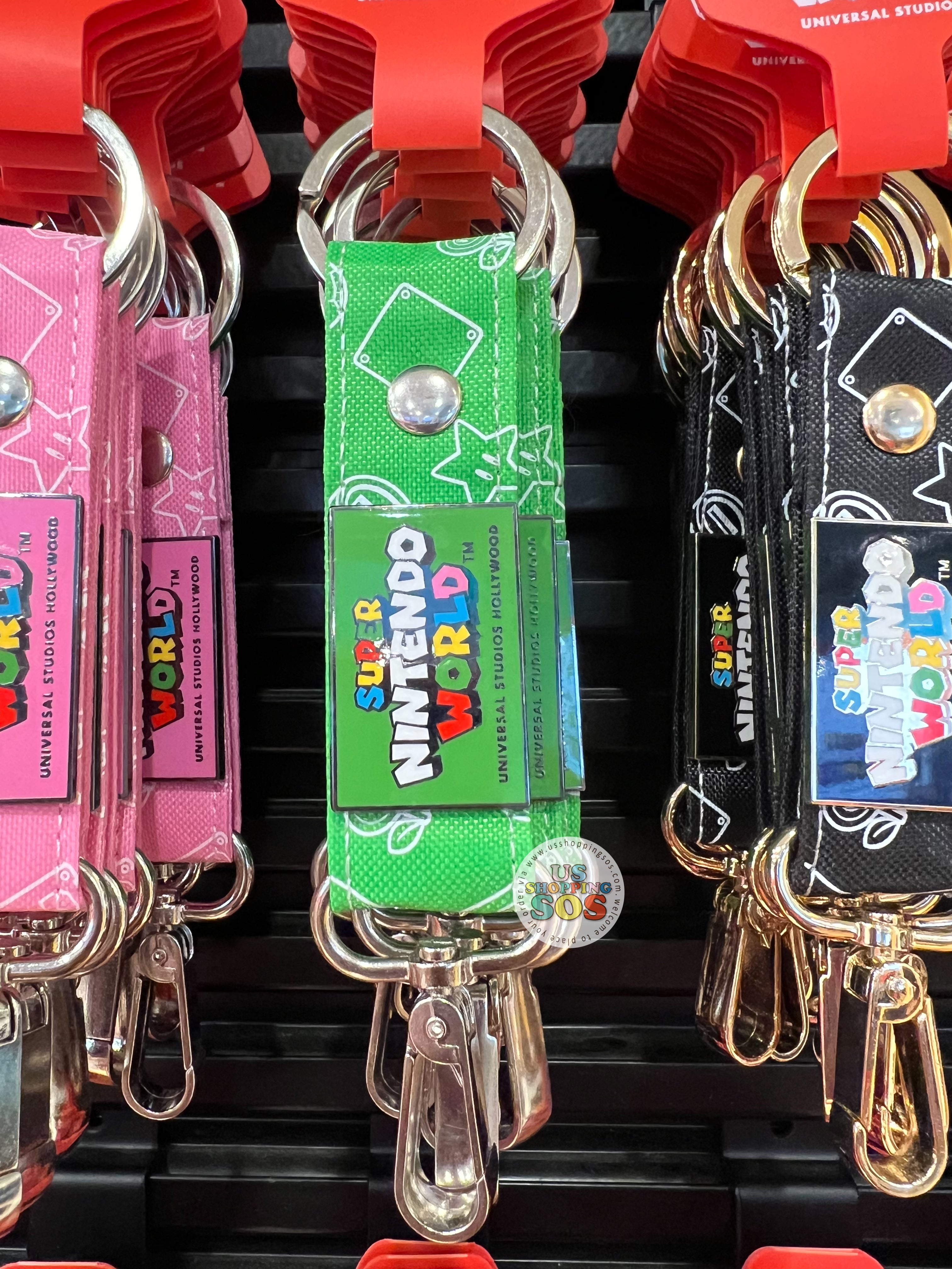 Universal Studios - Super Nintendo World - Logo Green Strap Keychain Sale