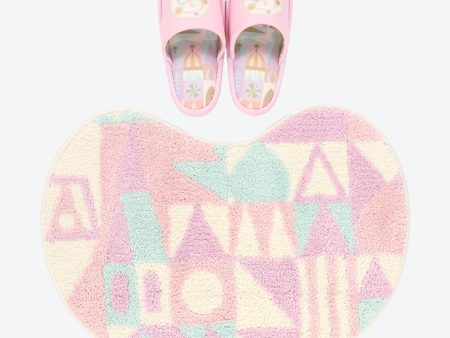 TDR - Tokyo Park Motif Gentle Colors Collection x  It s a Small World  Toilet Mat & Slippers Set (Release Date: Jun 15) Supply