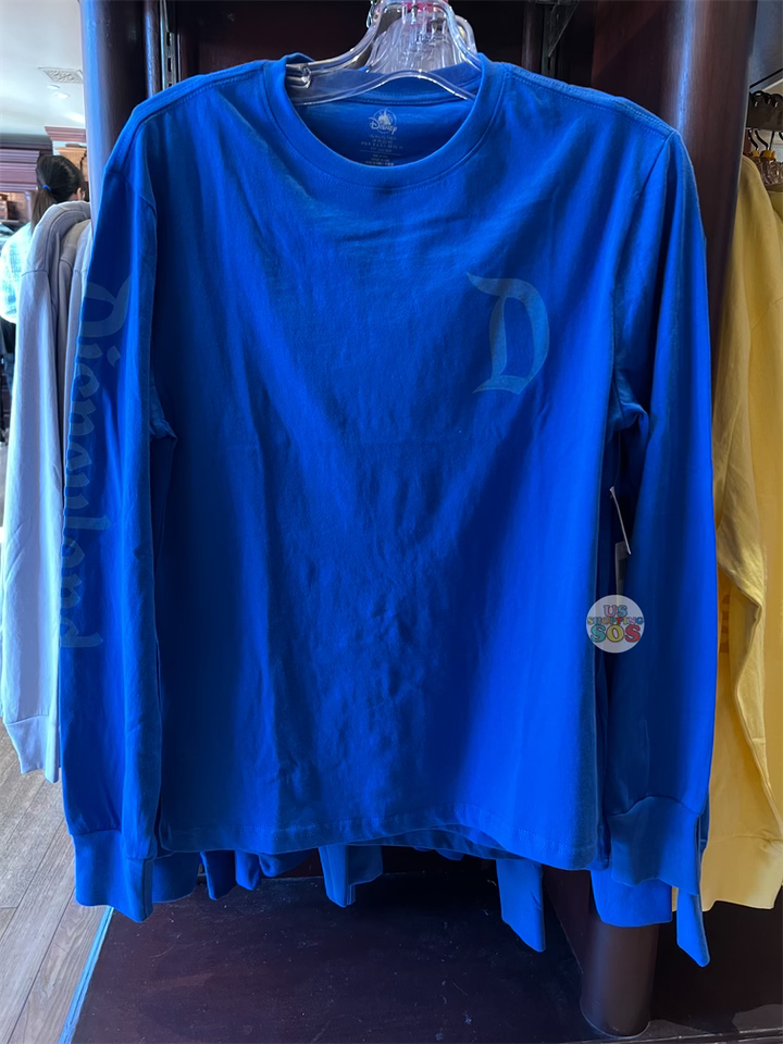 DLR - “Disneyland Resort” Long Sleeve Spirit Tee (Adult) - Klein Blue For Cheap