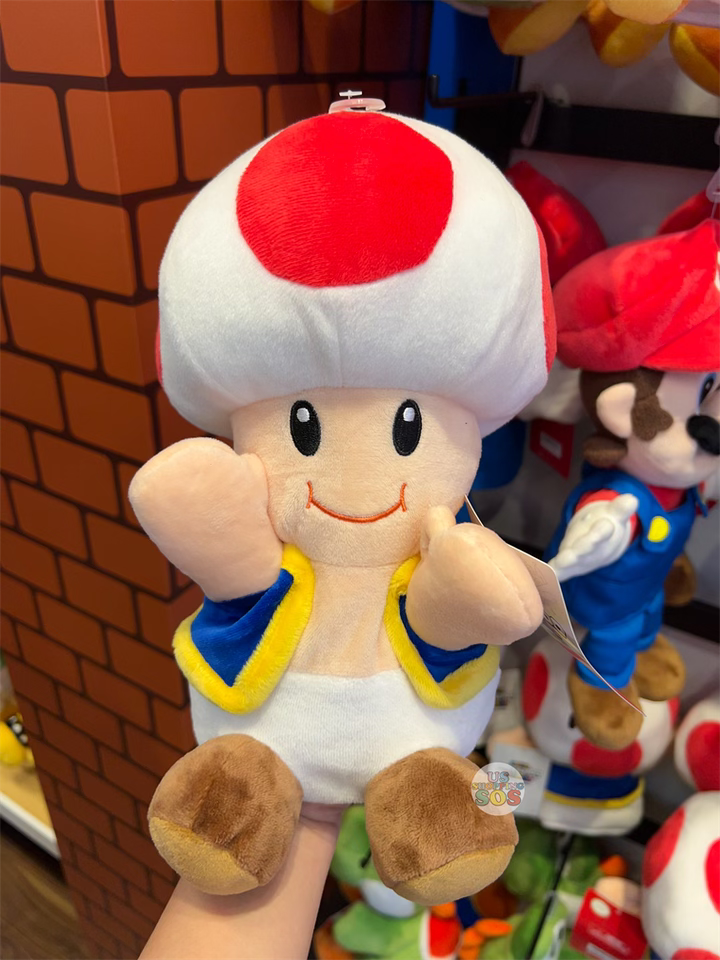 Universal Studios - Super Nintendo World - Toad Plush Hand Puppet Supply