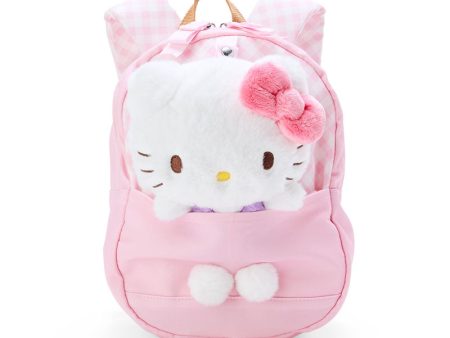 Japan Sanrio - Hello Kitty Kids Backpack with Plush Toy Hot on Sale