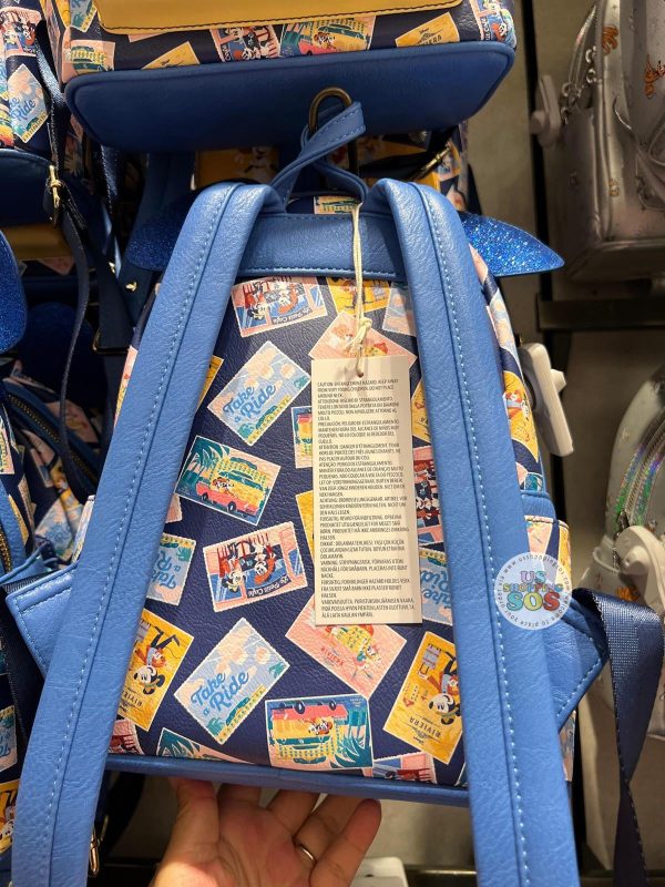 WDW - Disney’s Riviera Resort - Loungefly Minnie Blue Postcard Ear Backpack Online Sale