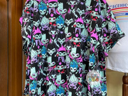 DLR WDW - Disney Villains Cuteness Overload All-Over-Print T-shirt (Adult) For Sale