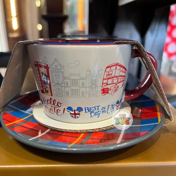 WDW - Epcot World Showcase United Kingdom - London Street Scene Tea Cup & Saucer Supply