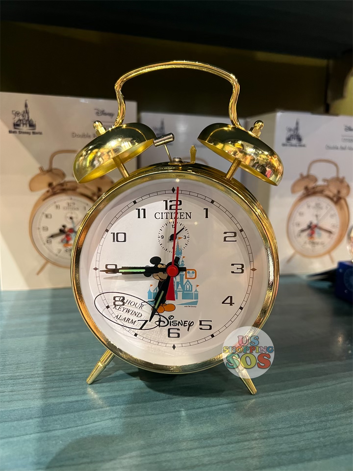 DLR WDW - Walt Disney World 50 - Citizen Double Bell Alarm Clock on Sale