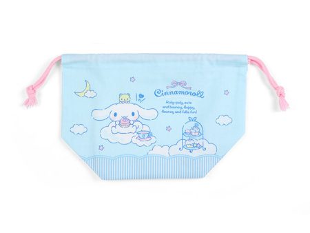 Japan Sanrio - Cinnamoroll Drawstring Lunch Bag For Cheap