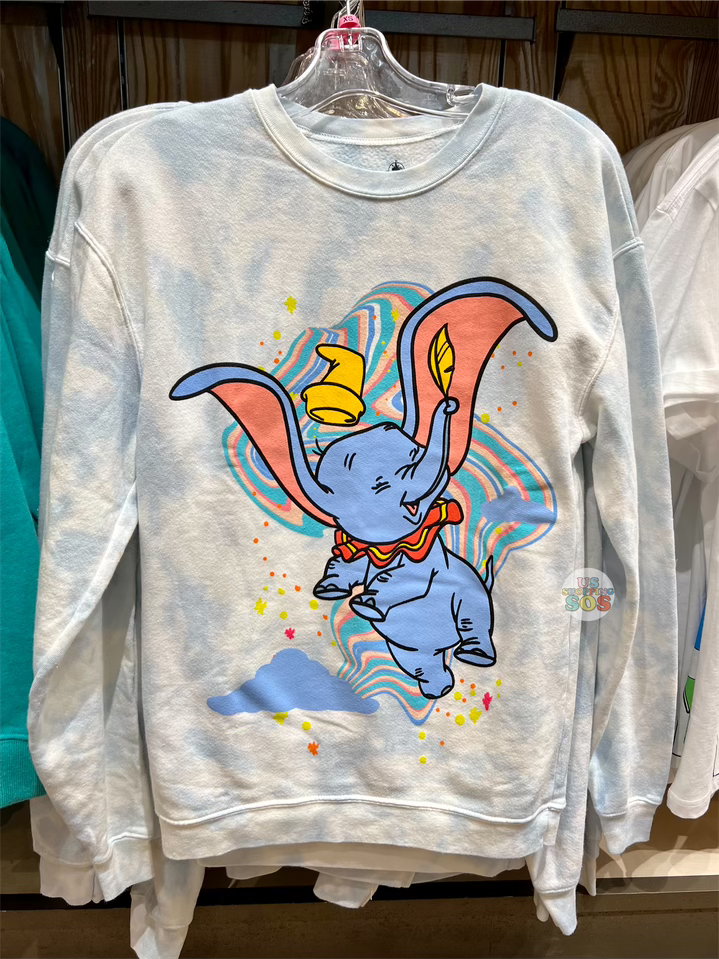 DLR - Dumbo Front & Back Cloudy Fashion Pullover - (Adult) Online Hot Sale