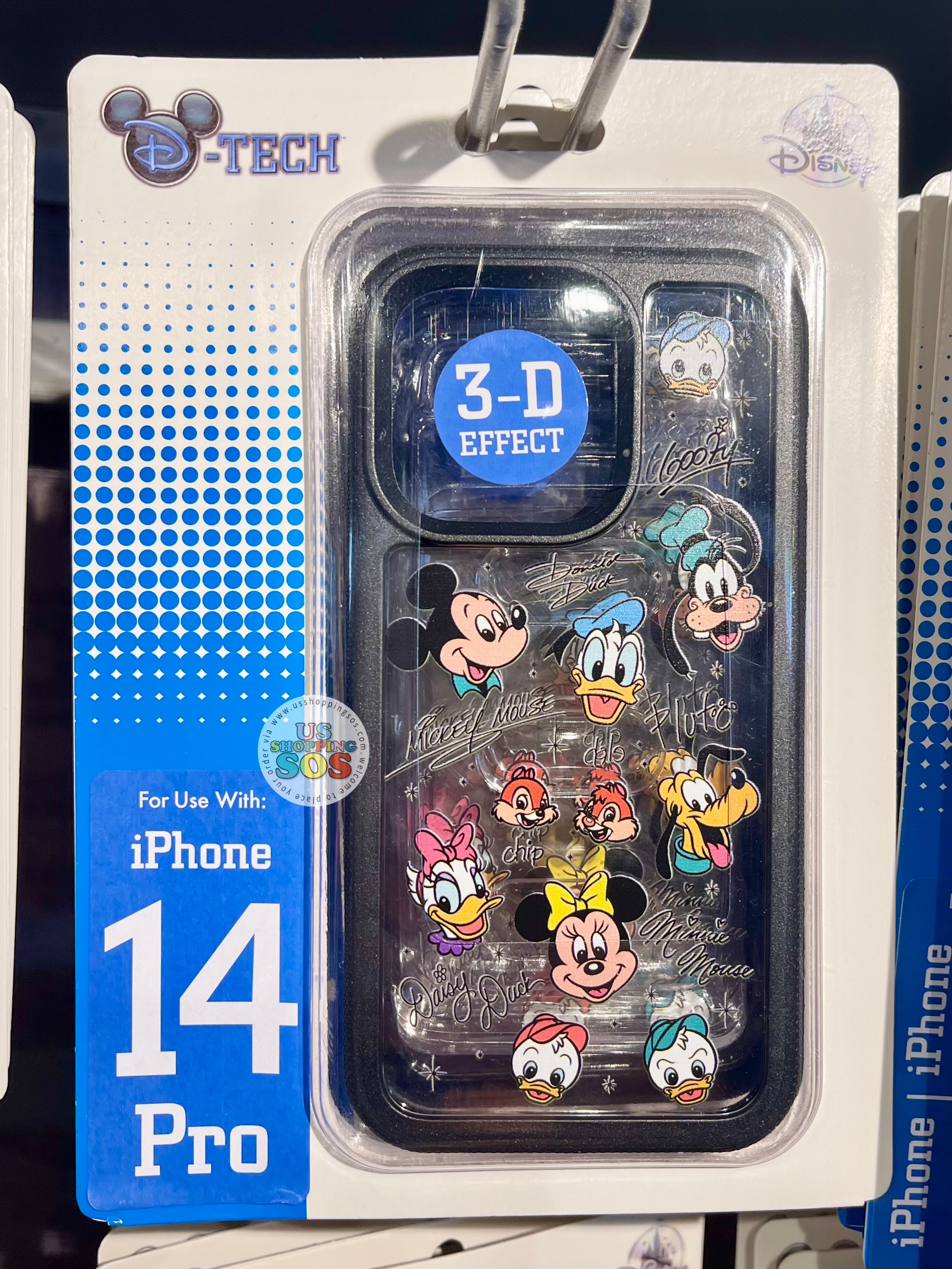 DLR WDW - D-Tech Mickey & Friends Autograph 3D Effect iPhone Case For Cheap