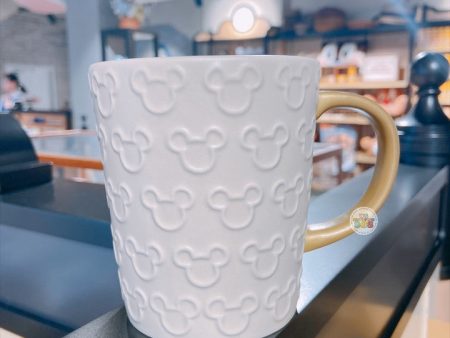 SHDL - Disney Homestead - Mickey Icon Embossed Cream Tall Cup Online