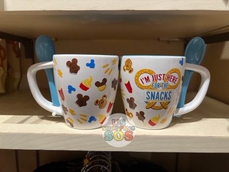 DLR - Disney Home - “I’m Just Here for the Snack” Mug with Spoon Online Sale