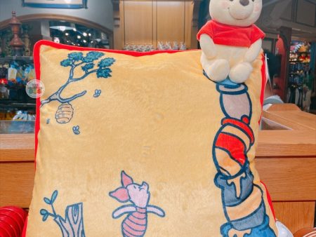 SHDL - Winnie the Pooh & Piglet Cushion with Pooh Plush Toy Fashion