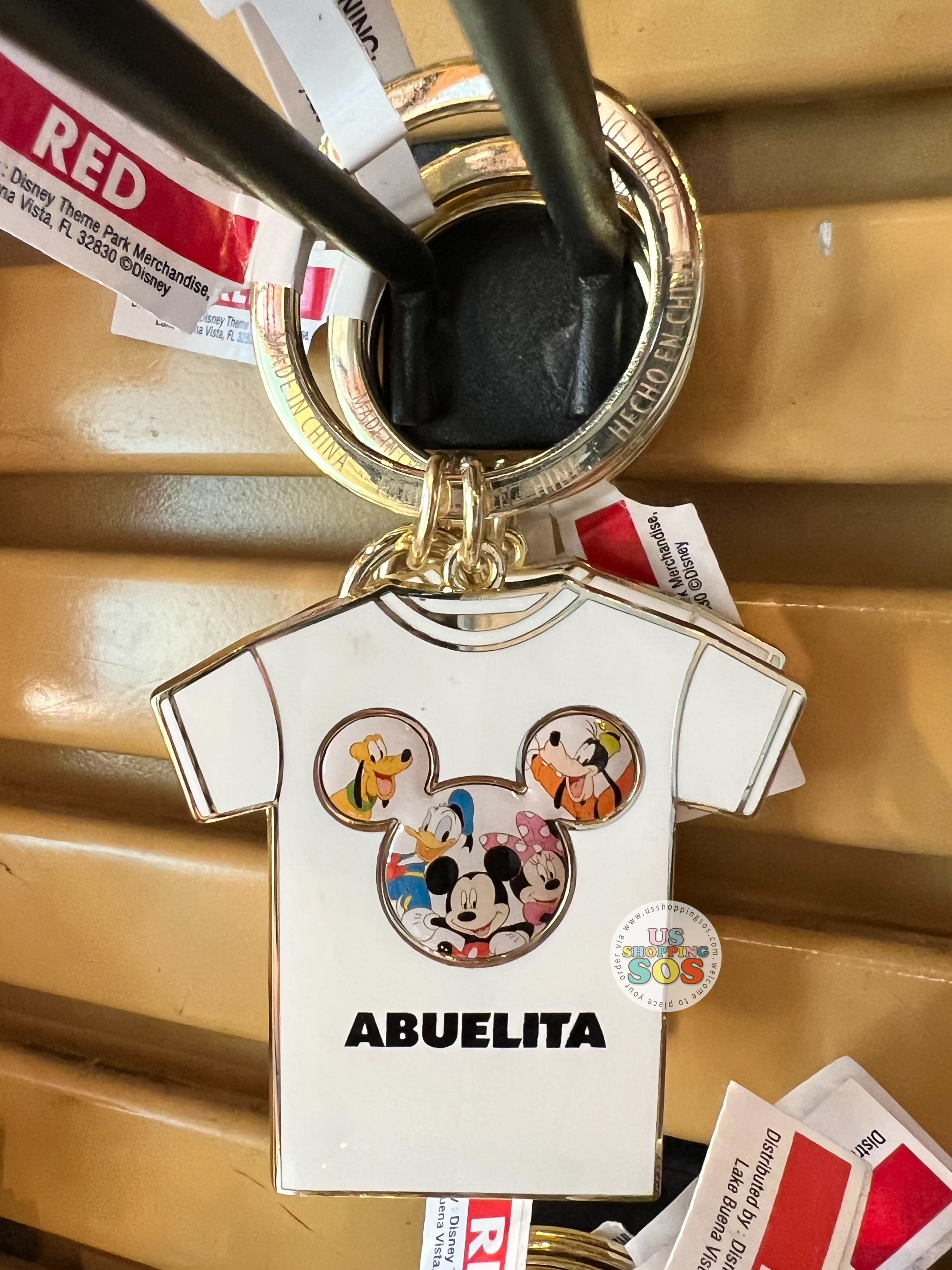 DLR - Mickey & Friends T-shirt Keychain - Abuelito Online now