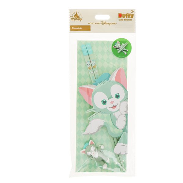 HKDL - Duffy & Friends x Gelatoni Chopsticks & Chopsticks Stand Set Supply