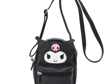 Japan Sanrio - Kuromi Face Shaped Shoulder Bag Online