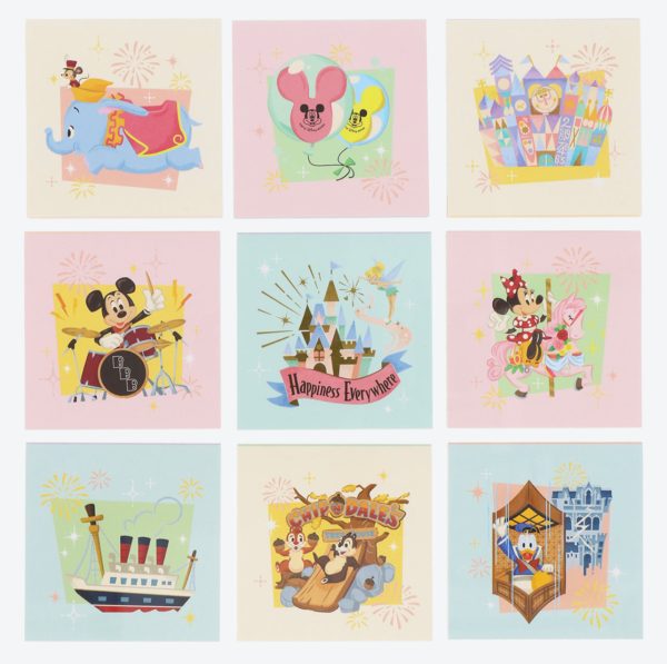 TDR - Tokyo Park Motif Gentle Colors Collection x Memo Notes Set (Release Date: Jun 15) Discount