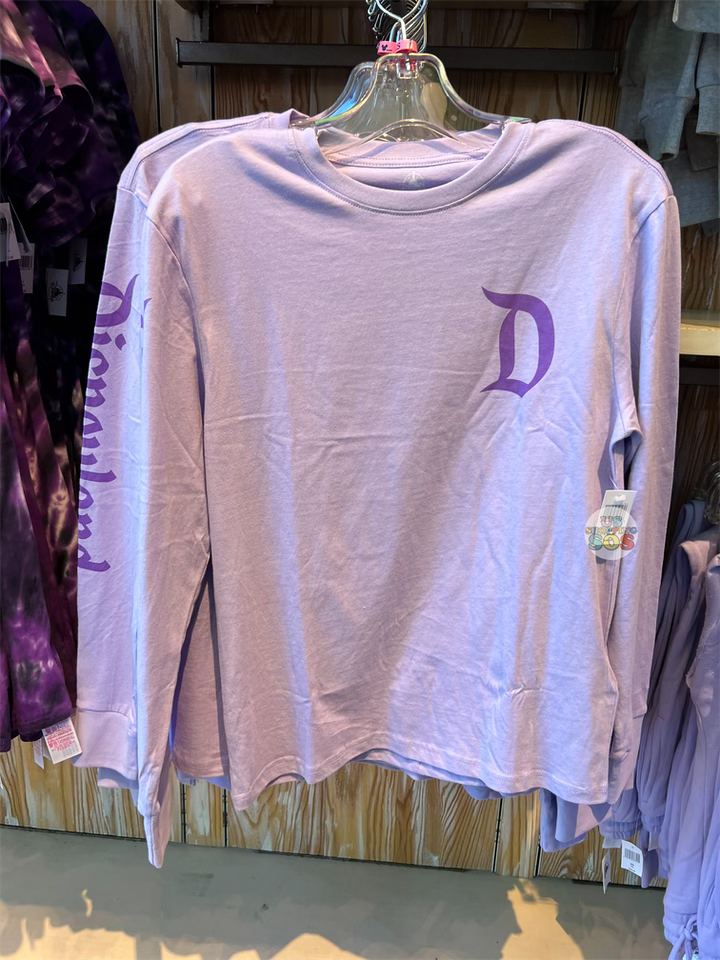 DLR - “Disneyland Resort” Long Sleeve Spirit Tee (Adult) - Lavender Online