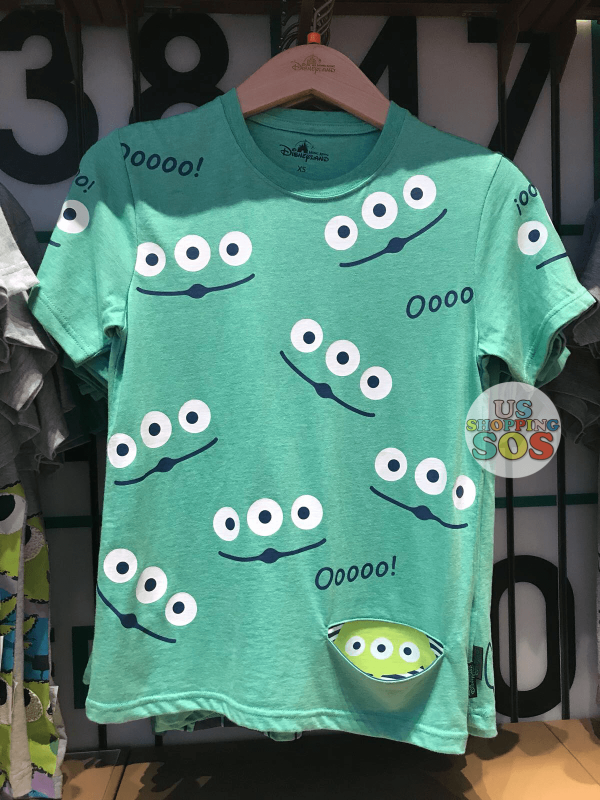 HKDL - Ooooo! Alien’s Smile Tee (Heather Green) Online Hot Sale