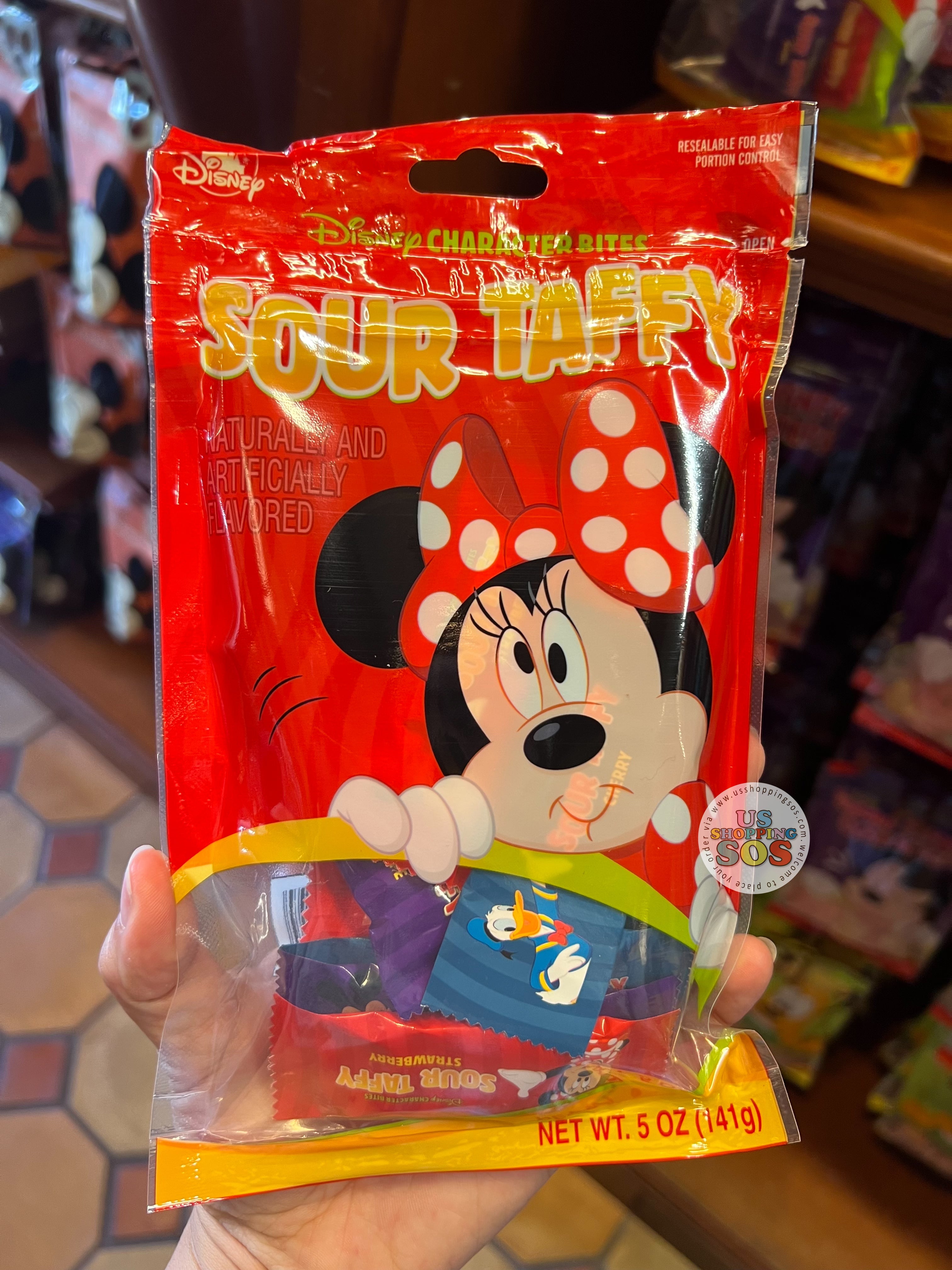 DLR - Disney Character Bites - Minnie Sour Taffy Discount