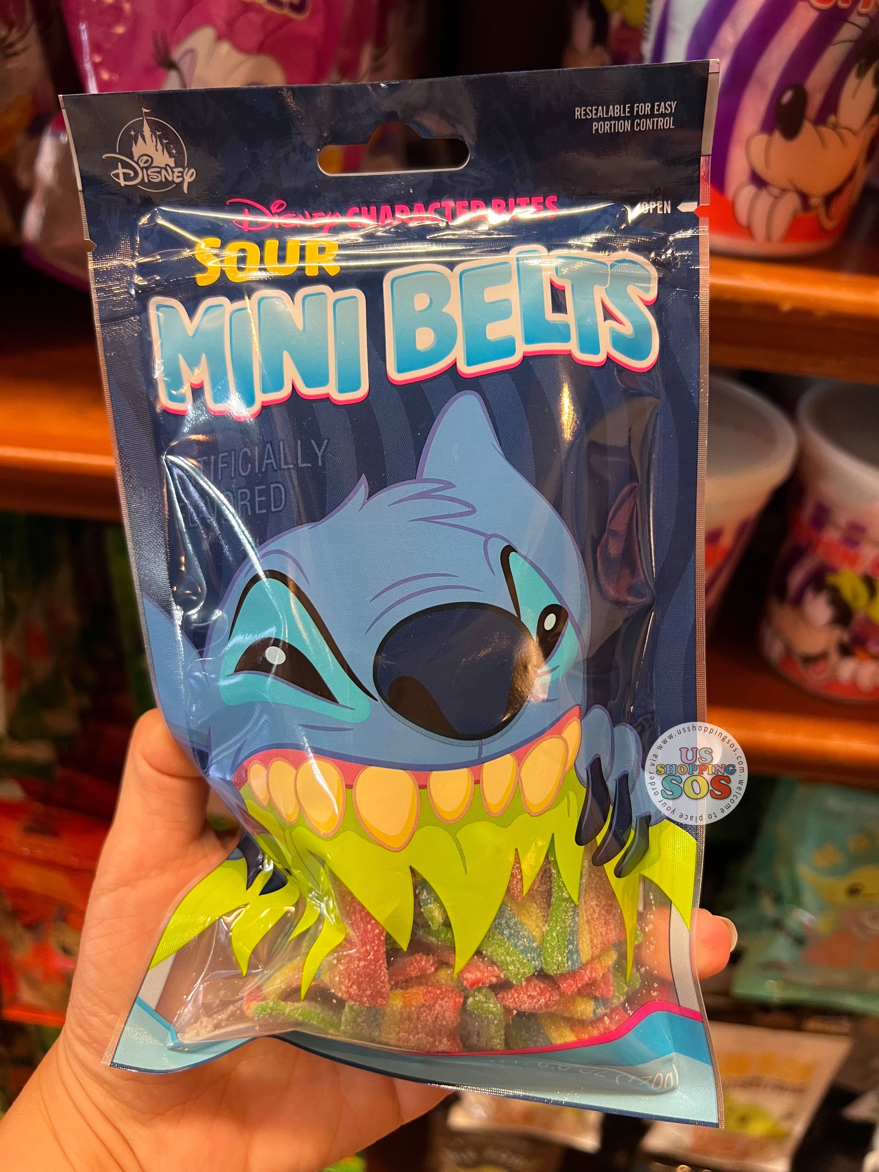 DLR - Disney Character Bites - Stitch Sour Mini Belts Cheap