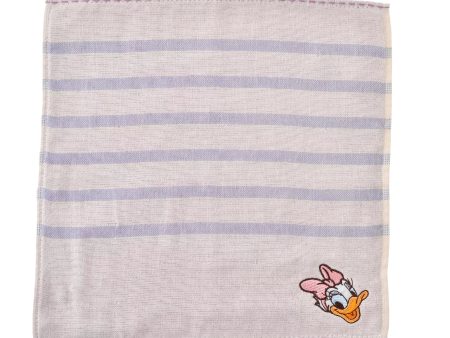 JDS - Daisy Duck  Gauze Natural Color Border  Mini Towel Supply