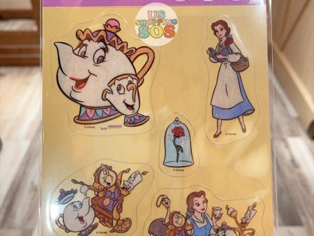 HKDL - Beauty and the Beast Big Clear Sticker Online Sale