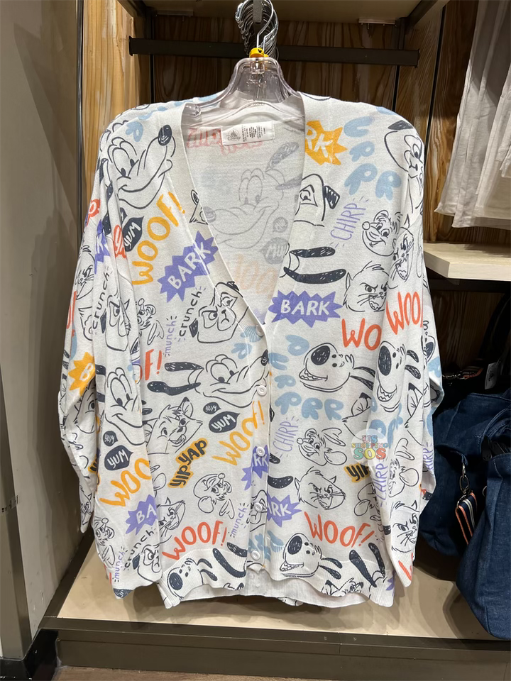 DLR - Disney Sidekick - All-Over-Print Cardigan (Adult) Online Sale