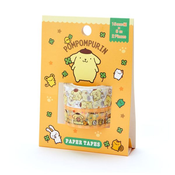 Japan Sanrio - Pompompurin Set of 2 Paper Tapes For Cheap