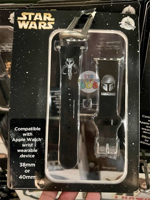 DLR - D-Tech Apple Watch Band - Star Wars The Mandalorian  (Black) For Sale