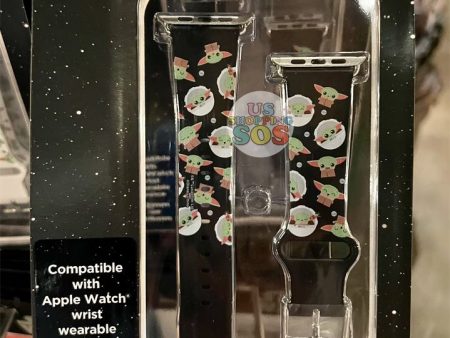 DLR - D-Tech Apple Watch Band - Star Wars Baby Yoda All-Over-Print (Black) Online now