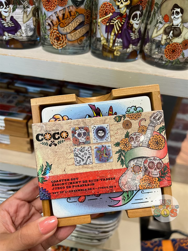 DLR - Disney Home - CoCo Coaster Set of 4 Supply