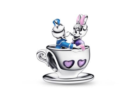 HKDL - Pandora Jewelry Donald & Daisy Teacup Charm For Discount