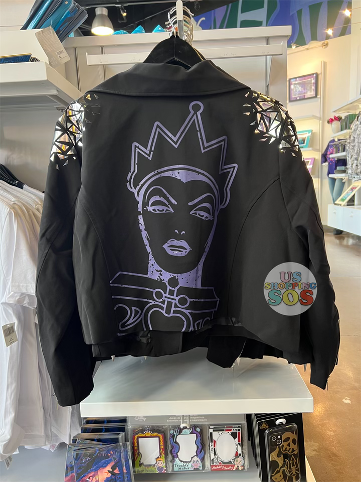 DLR - Disney Villains - Evil Queen Biker Jacket (Adult) For Sale