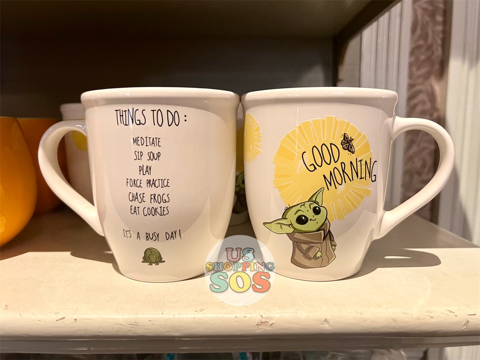 DLR - Disney Home - Star Wars Baby Yoda Good Morning Mug Online Sale