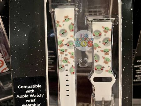 DLR - D-Tech Apple Watch Band - Star Wars Baby Yoda All-Over-Print (White) Online Sale