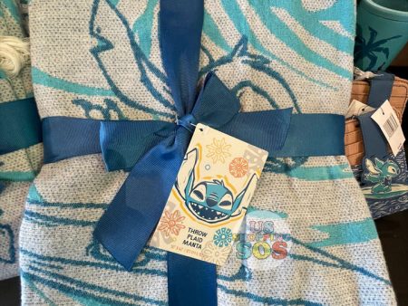 DLR WDW - Stitch Play the Day Away Blanket Throw For Discount