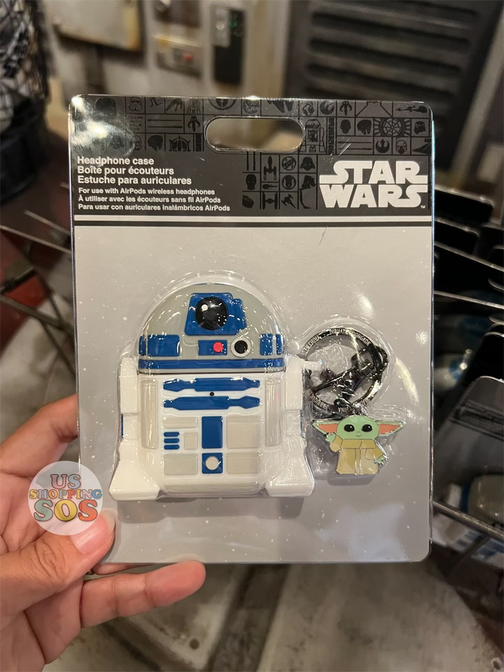 DLR - Headphone Case - R2-D2 with Grogu Chain (AirPods) Fashion