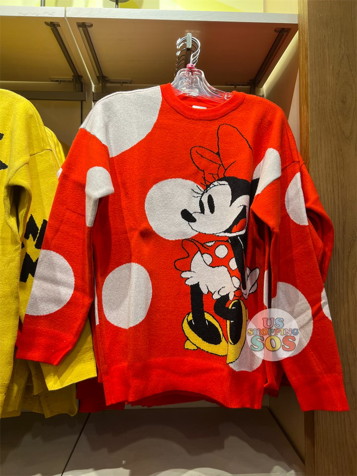 DLR - Mickey & Friends Knit Sweater - Minnie Mouse (Red) (Adults) For Discount