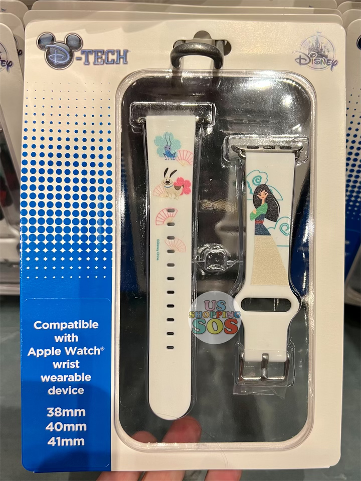 DLR - D-Tech Apple Watch Band - Disney Princess Mulan Full Portrait (White) Sale