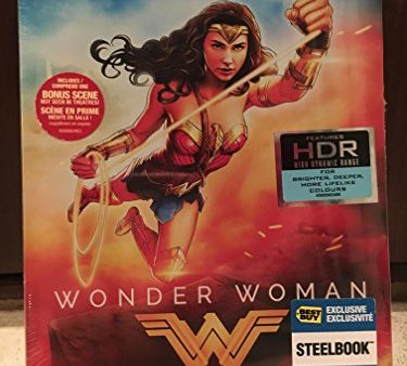 WONDER WOMAN 4K ULTRA HD BLU-RAY STEELBOOK BEST BUY Hot on Sale